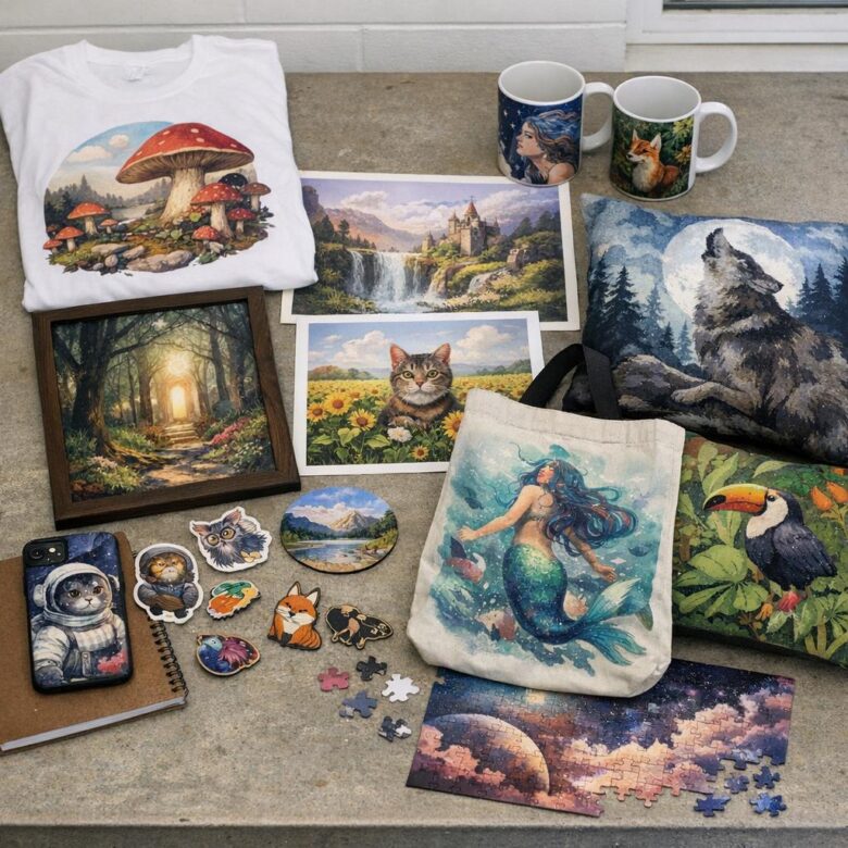 Best Print-on-Demand Ideas for Artists and Illustrators