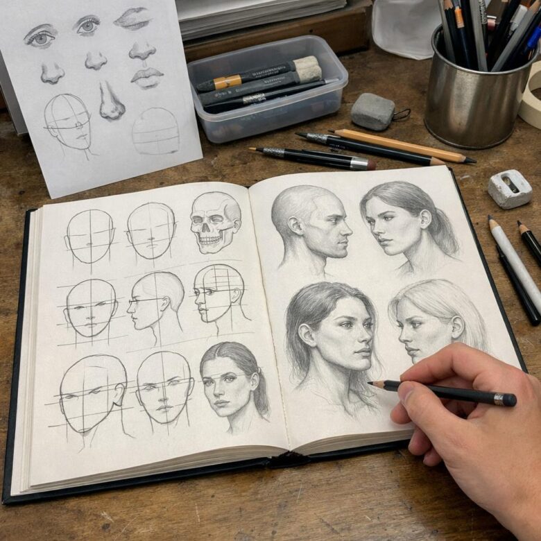 How to Draw Realistic Faces Without Feeling Overwhelmed